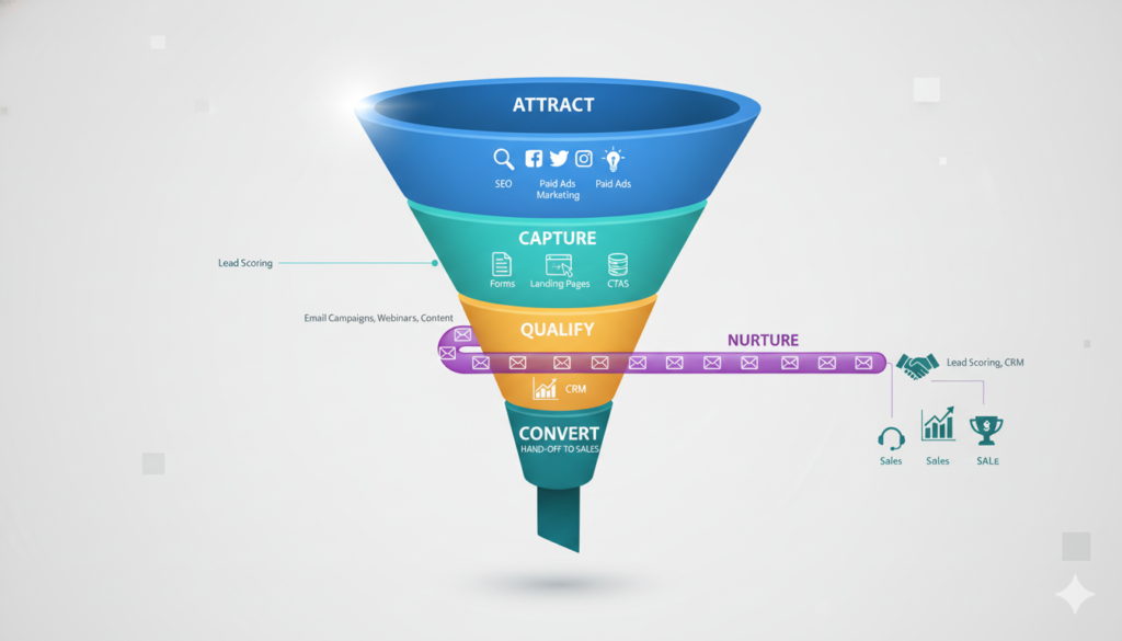 From Click to Client: Navigating the Lead Generation Funnel with Expert Services